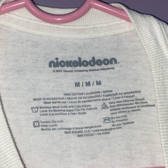 Adult Medium SpongeBob Mermaid man and barnacle boy graphic t-shirt! - Picture 3 of 4